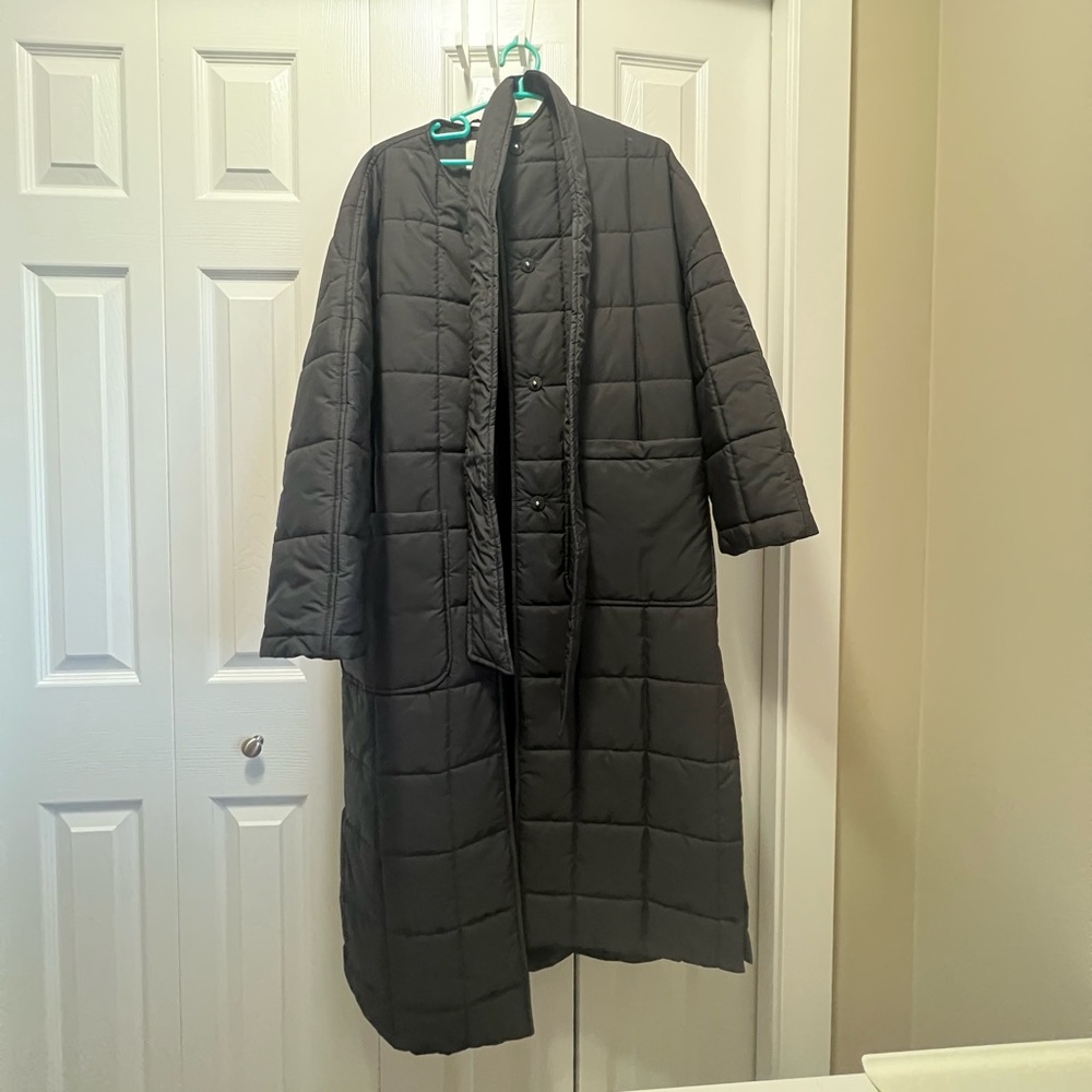 H&M Long Quilted Coat